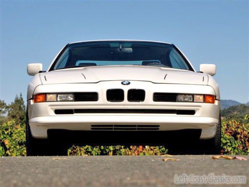 1992 bmw 850i ----  2-owner -- v12 automatic --  low mile --- california car