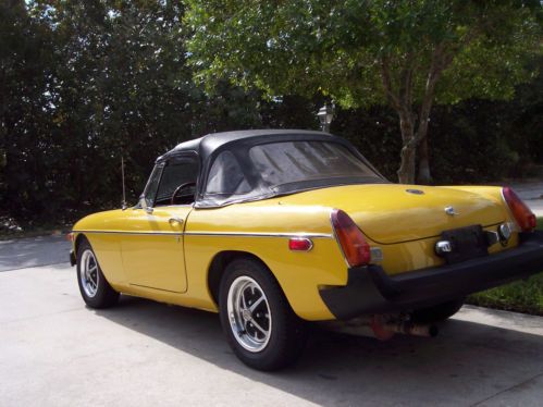 Mgb yellow recently rebuilt engine, to many new parts to list