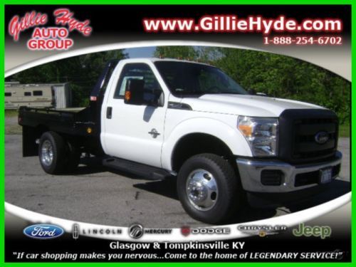 New 2013 cab &amp; chassis flat bed 6.7 powerstroke turbo diesel v8 4wd vs f-250 450
