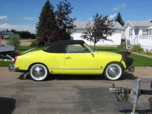 Volkswagen karmann ghia convertible rare! original survivor! must see!