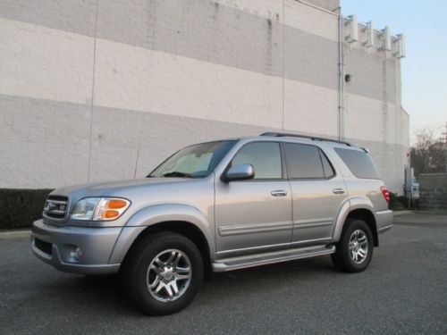 03 sequoia leather moonroof third row seat heated seats