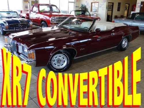 **very rare**1972 cougar xr7 convertible q-code 351 cobra jet 4-speed 1-owner!