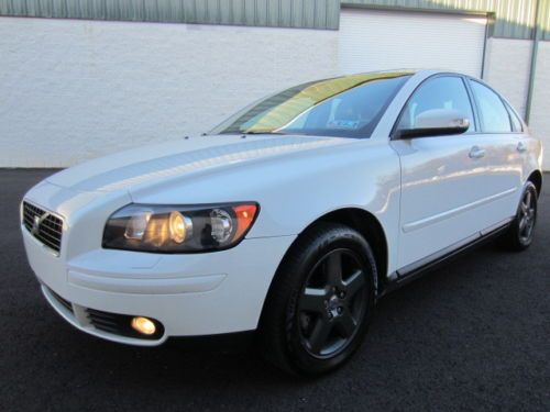 2007 volvo s40 t5 awd sedan turbo 1-owner leather roof htd seats clean loaded!!!