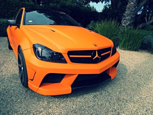 Mercedes-benz c63 amg (orange)