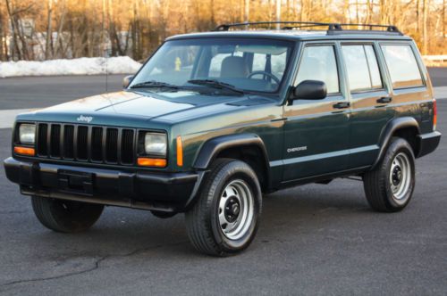 2000 jeep cherokee l6 4.0 4wd 4x4 1 owner serviced auto clean low miles 54k rare