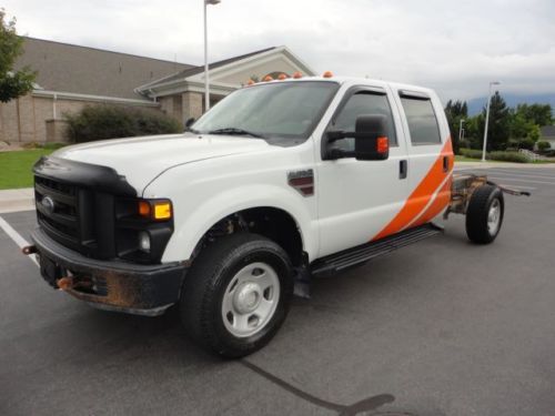 2008 ford f350 crew cab 4x4 cab &amp; chassis 6.4l diesel