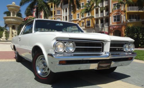 1964 pontiac gto coupe tri power 389 6.5l 4-speeed manual muscle car no rust