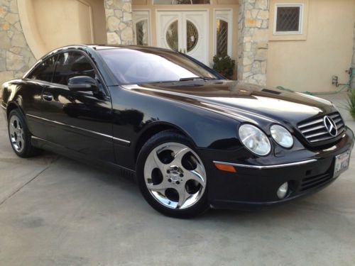 2000 mercedes benz cl500 black, gorgeous car, great condition!