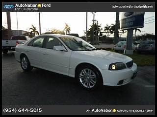 2003 lincoln ls 4dr sdn v8 auto w/premium sport pkg leather one owner clean !