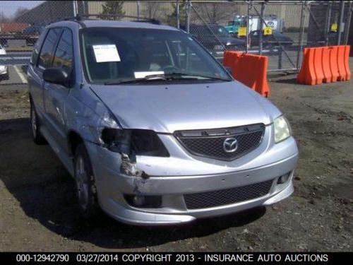 2003 mazda mpv se factory dvd leather as is recently bought @ iaai auction in nj