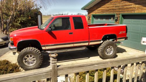 1995 chevy 1500 4x4 lifted show truck