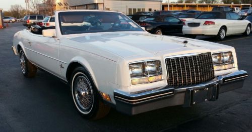 1983 buick riviera *convertible v6 4.1 liter leather interior classic cars