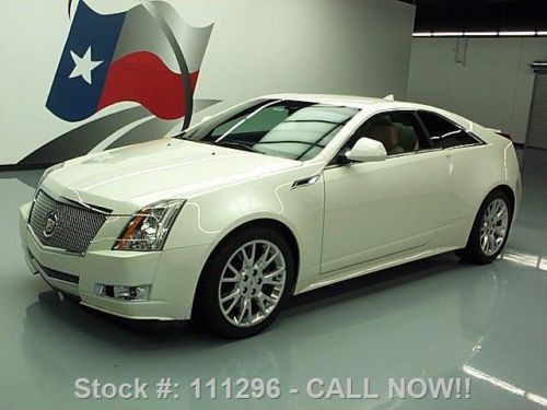 2011 cadillac cts performance coupe rearview cam 38k mi texas direct auto