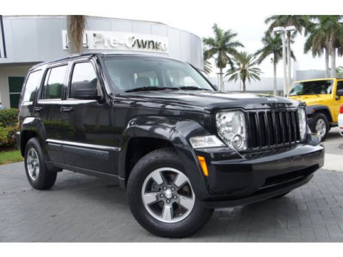 2008 jeep liberty sport 4x4 all wheel drive clean carfax automatic in florida