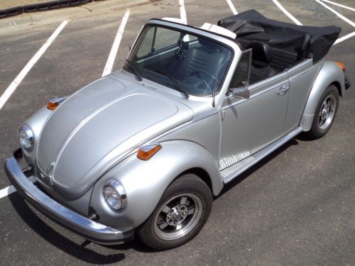 1979 super beetle convertible /stunning! last year classic german bug cabriolet!