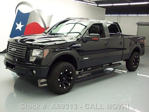 2011 ford f-150 fx4 crew 4x4 ecoboost sunroof leather  texas direct auto