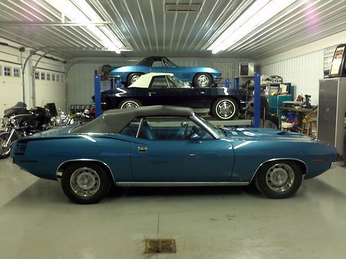 1970 plymouth cuda convertible restored