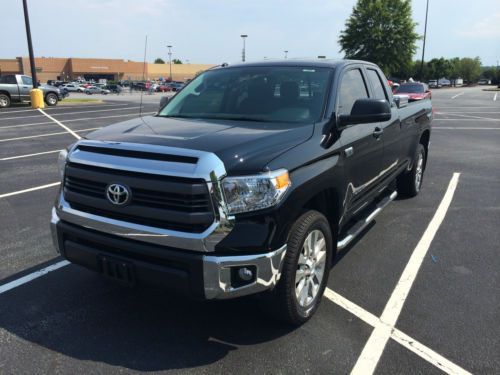 2014 toyota tundra 4x4 doublecab long bed 5.7liter v8 black immaculate! awesome!