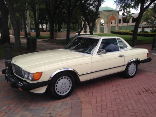 1986 mercedes benz 560sl convertible one owner low miles clean carfax immaculate