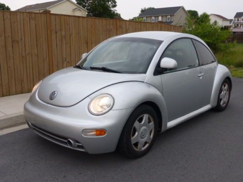 1998 vw beetle 2.0 liter 5 speed manual low miles runs &amp; drives good no reserve!