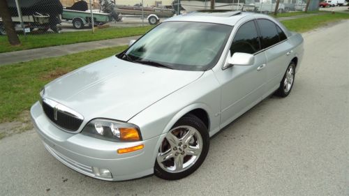 2001 lincoln ls luxury sedan with 64,000 two florida owner miles no reserve set