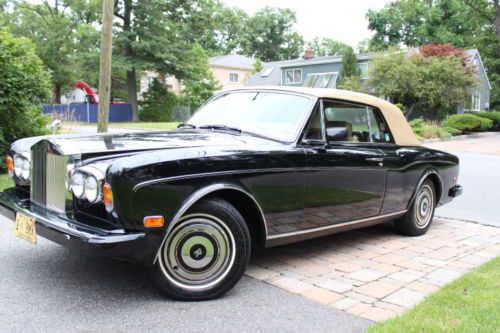 1988 rolls royce corniche 11 very low miles great color combo