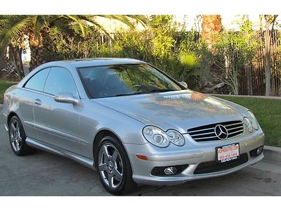2005 mercedes-benz clk 500 coupe sport package clean pre-owned