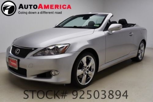 2010 lexus is250c 65k low miles nav rearcam htd lthr 18 inch