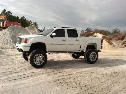 Lifted gmc denali truck