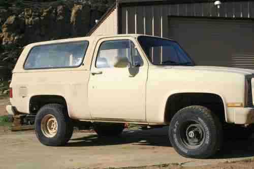 Find used 86 Chevy Blazer K5 6.2L diesel SUV 4x4 72K orig ...