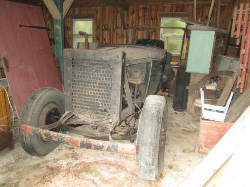 1930 or 1931 ford model a truck converted into tractor- runs