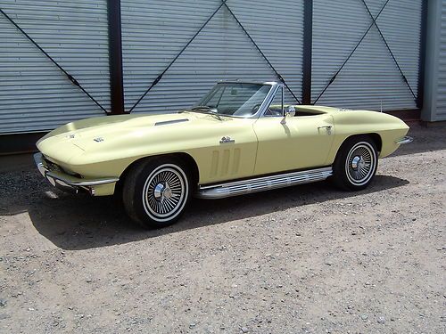 1966 corvette roadster, big block, 4 speed, 42,000 original miles