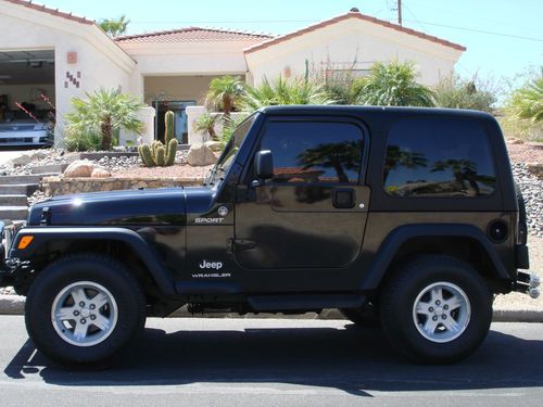 2006 jeep wrangler sport hardtop