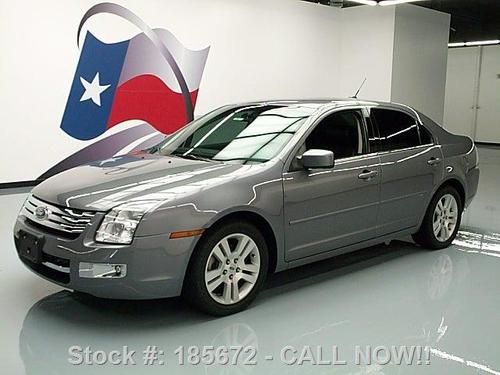 2007 ford fusion sel v6 leather cruise control only 64k texas direct auto