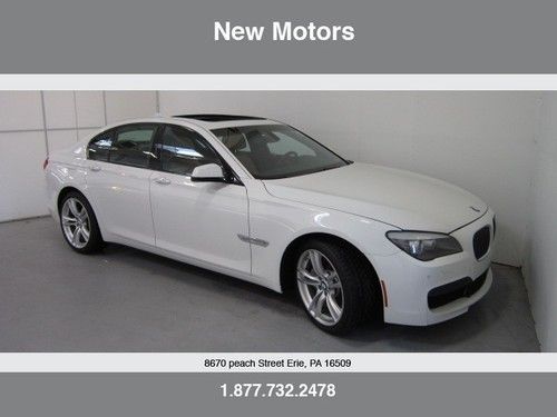 2012 bmw 750xi w/ m sport, luxury seating, cold weather, and rear entertainment