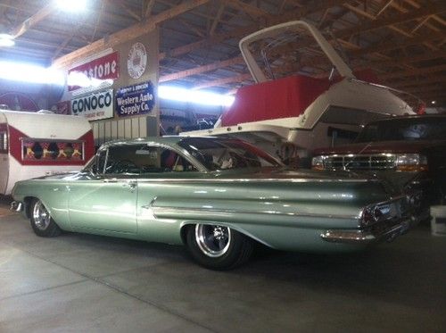 1960 belair... bubble top/ 348/ 3x2/ 4 speed/ front disc brakes/ drop spindles