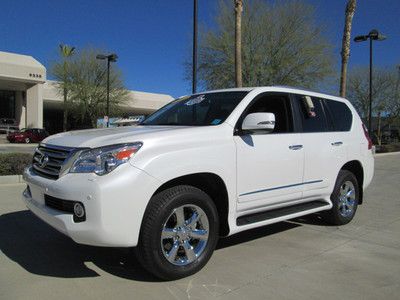 2012 4x4 4wd white v8 leather navigation sunroof miles:21k 3rd row certified