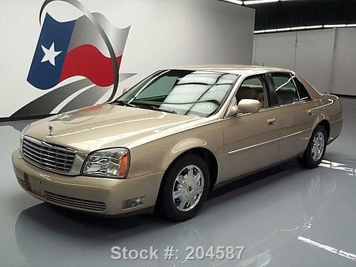 2005 cadillac deville v8 6-passenger leather only 43k! texas direct auto