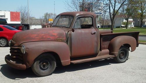 1952 chevrolet 3100 5 window pickup rat rod project