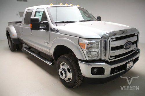 2013 drw lariat crew 4x4 fx4 navigation sunroof leather heated cool v8 diesel