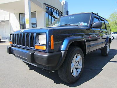 2001 jeep cherokee sport suv 4wd 4x4 1-owner clean serviced tow pckg no reserve!