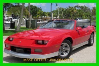1988 chevrolet camaro convertible no reserve must see