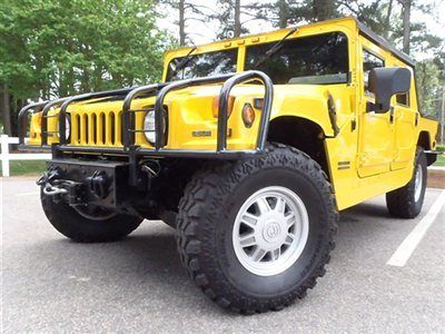 4-passenger open top hard doors am general hummer low miles 4 dr suv automatic d
