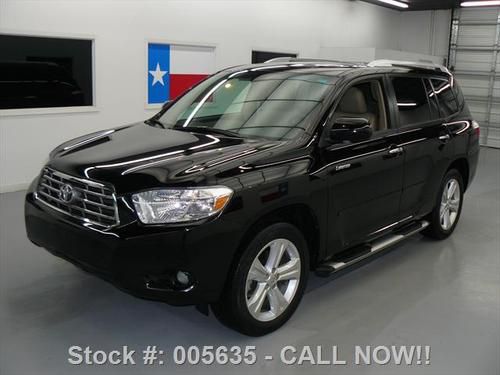 2010 toyota highlander limited sunroof htd leather 27k texas direct auto