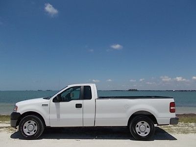 07 ford f-150 xl reg cab long bed - one owner florida truck