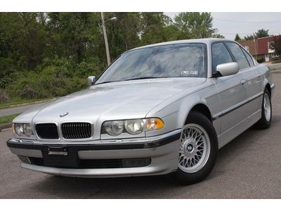 2001 bmw 740i heated seats one owner navigation leather sunroof  no reserve