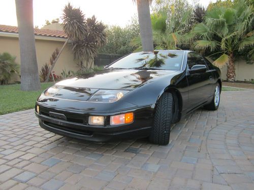 1995 nissan 300zx california car low mileage 5sp black beauty