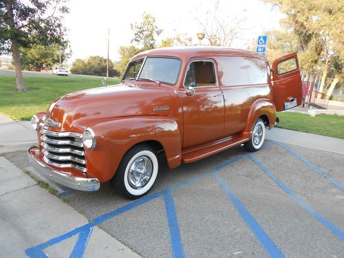 Classic 1949 chevrolet panel van