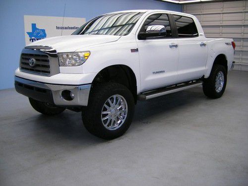 We finance!!!  2008 toyota tundra crewmax limited 5.7l v8 trd 4x4 auto lift jbl!