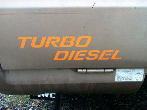 1985 mitsubishi mighty max turbo diesel 4x4 - 5 spd., 152k orig. mi., 40 mpg!!!